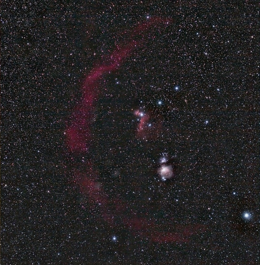 Image du mois de fvrier 2012 - La boucle de Barnard par Alexandre Lhoest