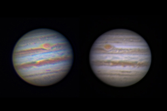 Image du mois de fvrier 2015 - Jupiter et sa grande tache rouge par Jean-Marc Gillard