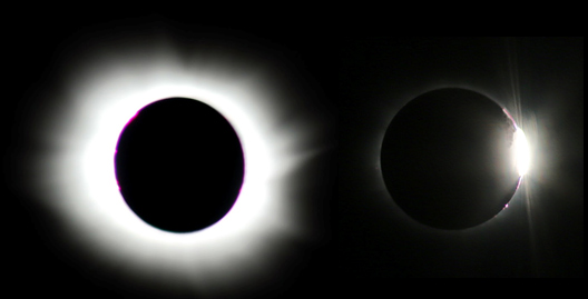 Image du mois de mai 2015 - Eclipse totale dans le Grand Nord par Jean-Luc Dighaye