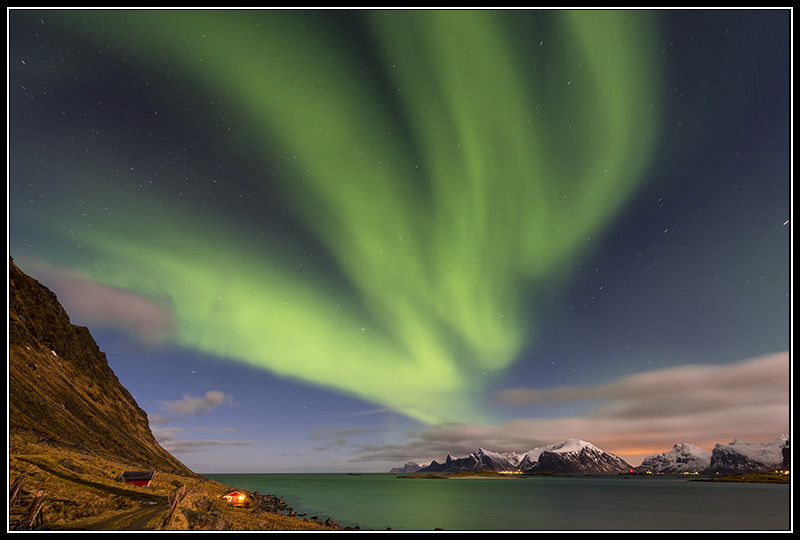 Image du mois de juin 2015 - AUrore borale en Norvge par Didier Keus