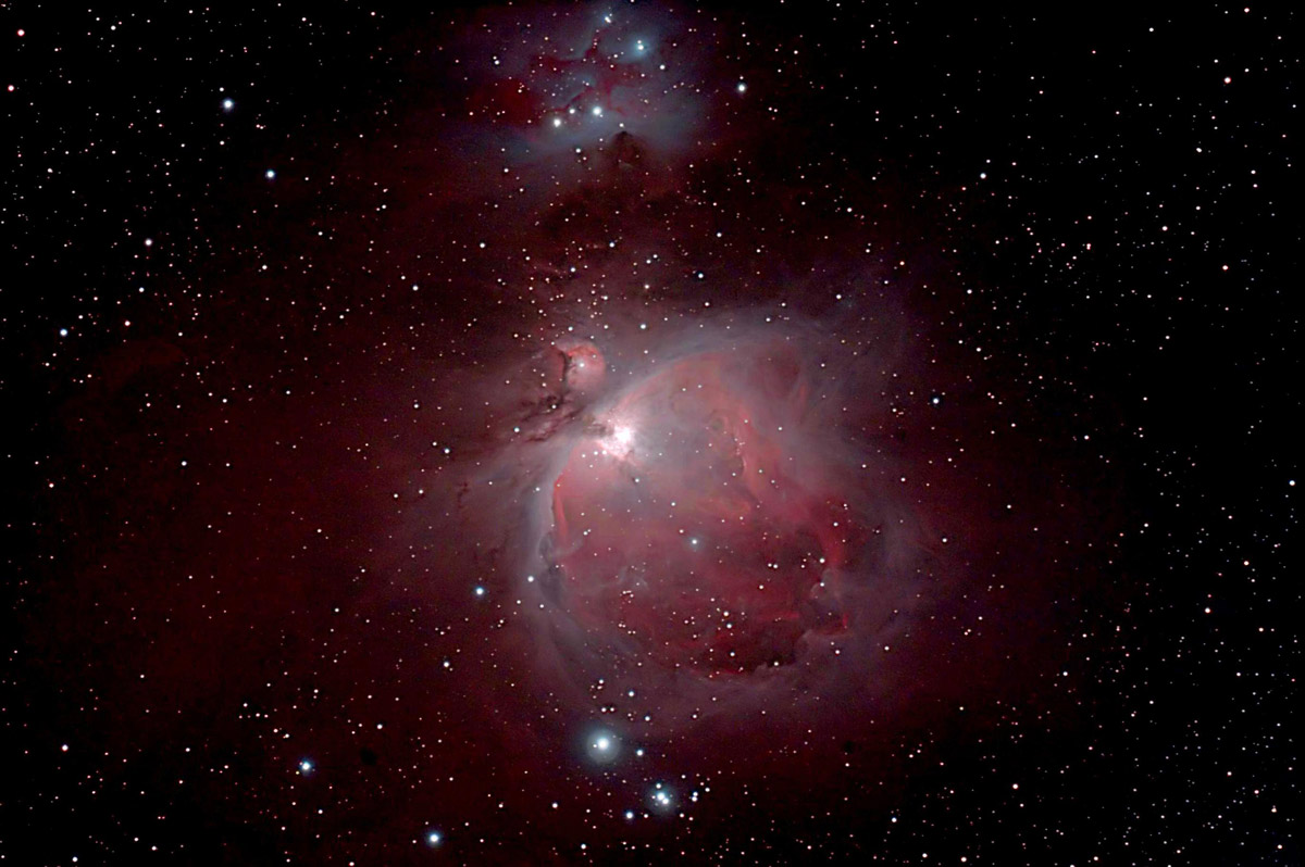 Image du mois de janvier 2007 - La Grande Nébuleuse d'Orion par Alain Schmitz