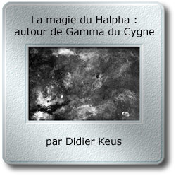 L'image du mois de Mars 2010 - La magie du Halpha : autour de Gamma du Cygne par Didier Keus