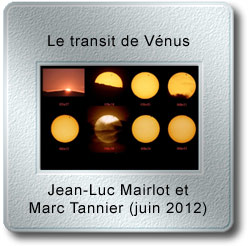 Image du mois de juin 2012 - Le transit de Vénus par jean-Luc Mairlot et Marc Tannier