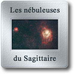 L'image du mois d'août 2006 - les nébuleuses du Sagittaire par J.-L. Dighaye, O. Schreurs et V. Van Campenhout
