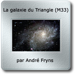 L'image du mois de septembre 2010 - La galaxie du Triangle par André Fryns