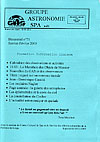 Calendrier des observations et activités - Août et septembre 2007