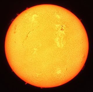 Image du mois d'avril 2022 | Le Soleil en grande forme! par Dominique Gering