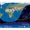 Position actuelle de l'ISS - Source ESA