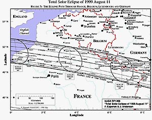 Carte de l'clipse