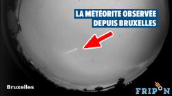 Chute de météorites en Belgique !