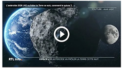 L'astéroïde 2026 JH2 va frôler la Terre ce soir, comment le suivre ?
