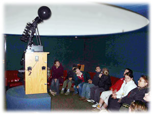 Séance de planétarium